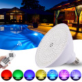 Luzes RGB subaquáticas luz led para piscina